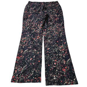 Gloria Vanderbilt Amanda Womens Pants Multi-Color Size 12 Cotton Blend Button Zi